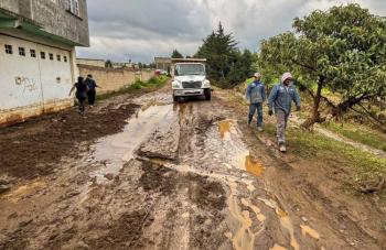 Lluvias dejaron 45 viviendas afectadas en Santiago Tianguistenco; atiende CAEM emergencia