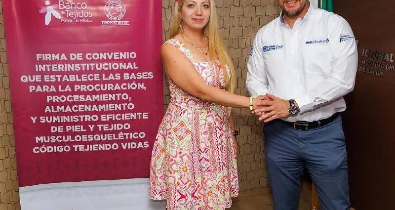 Convenio entre Edoméx y Chihuahua fortalecerá atención con tejidos humanos
