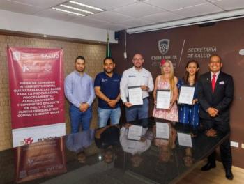Firman convenio Edomex y Chihuahua en materia de procuración de tejidos humanos