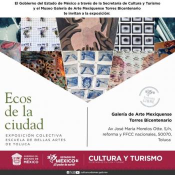 “Ecos de la ciudad”: jóvenes artistas mexiquenses exponen en la Galería Torres Bicentenario