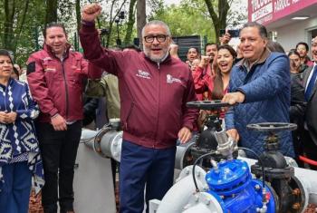 Inauguran nuevo pozo en Toluca para reducir presión al Cutzamala