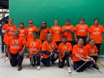 Impulsa Secretaría de Bienestar del EdoMéx inclusión social de personas con discapacidad visual a través del deporte