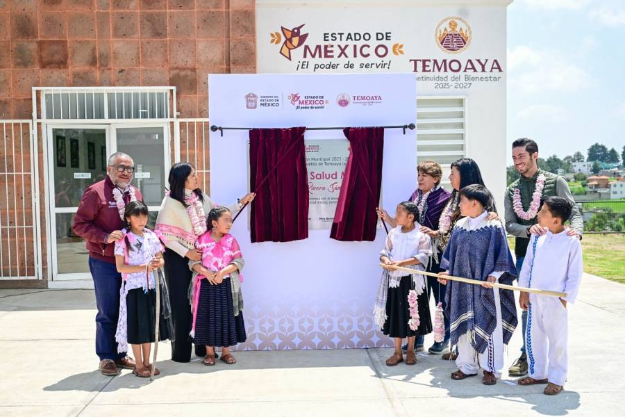 Inaugura Gobernadora Delfina Gómez Álvarez clínica de salud mental en Temoaya; brindará servicio en lengua otomí