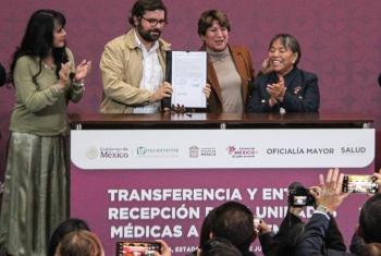 Edomex transfiere 20 unidades médicas al IMSS-Bienestar para ampliar cobertura en salud
