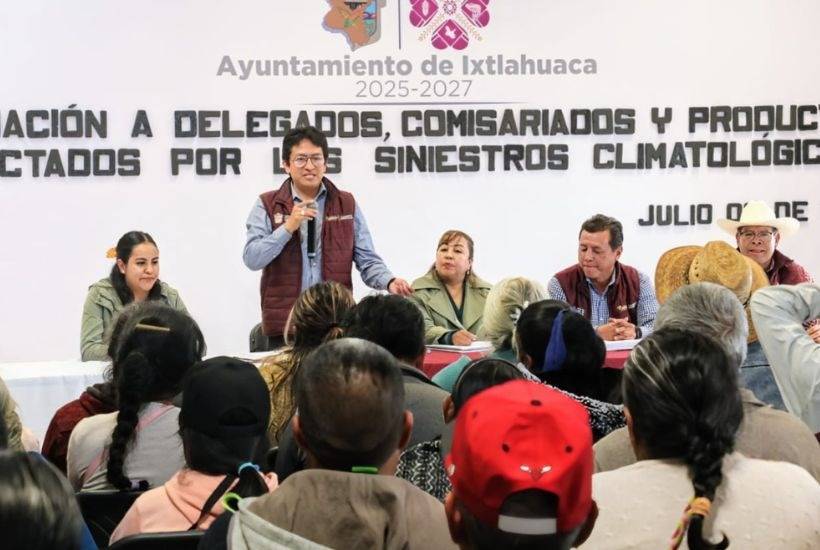 Productores agrícolas afectados por lluvias recibirán apoyos de hasta 12 mil pesos