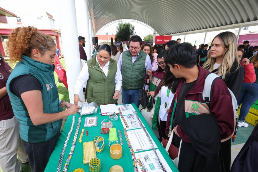 Promueve Gobierno del EdoMéx la cultura del reciclaje entre estudiantes