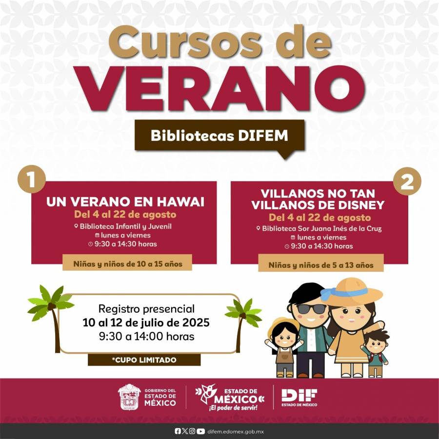 Ofrece DIFEM curso de verano con cine, teatro y reposter&iacute;a para ni&ntilde;as, ni&ntilde;os y adolescentes