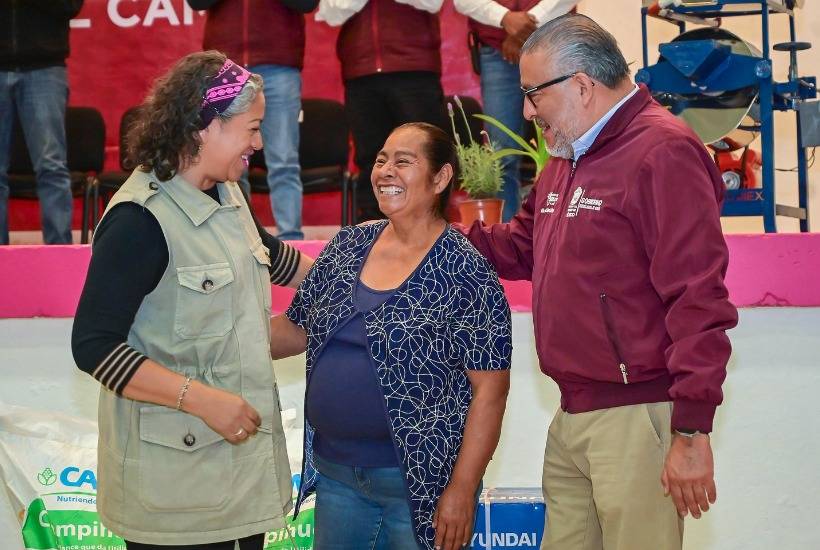 Entrega Edomex apoyos agr&iacute;colas, pecuarios e h&iacute;dricos a 284 familias en Regi&oacute;n de los Volcanes
