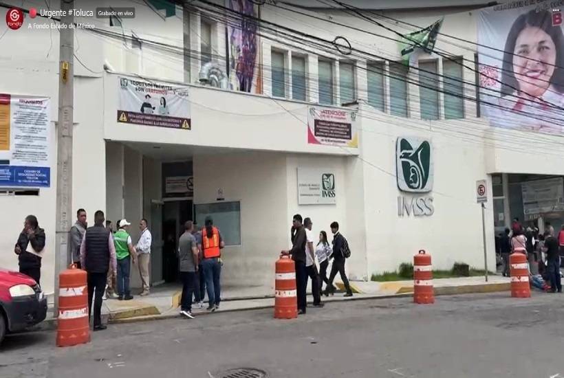Por amenaza de bomba, evacuan subdelegaci&oacute;n del IMSS Poniente en Toluca