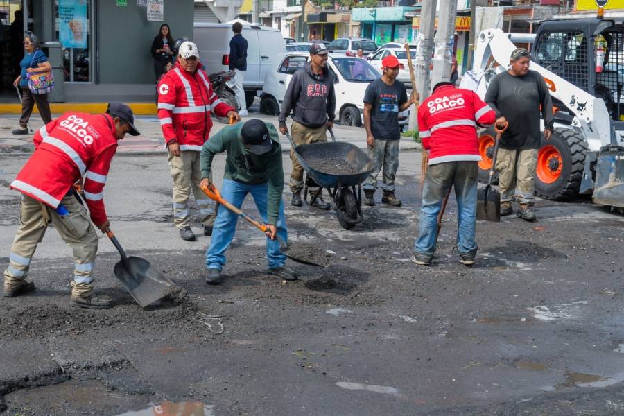 Arranca Gobierno del Estado de M&eacute;xico bacheo de la Vialidad Mexiquense en Coacalco