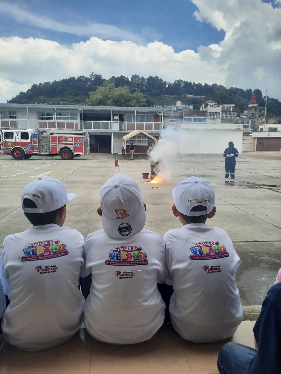 Protecci&oacute;n Civil EdoM&eacute;x al 25º Taller de Verano para ni&ntilde;as y ni&ntilde;os