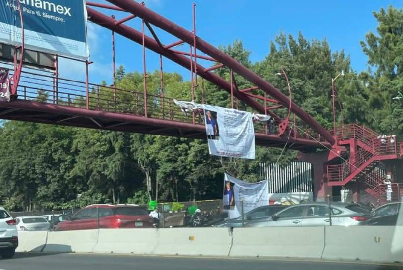 Bloquean Perif&eacute;rico Norte en Naucalpan; exigen localizaci&oacute;n de persona desaparecida