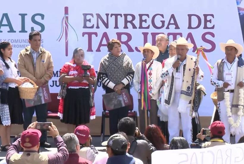 Delfina G&oacute;mez entrega por primera vez recursos del FAISPIAM a pueblos ind&iacute;genas y afromexicanos de Edomex
