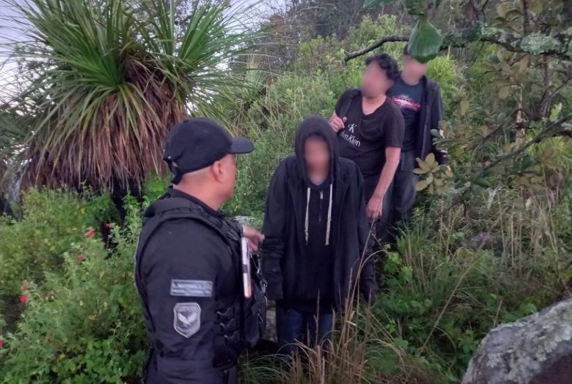 Localizan a tres hombres extraviados en Sierra de Guadalupe
