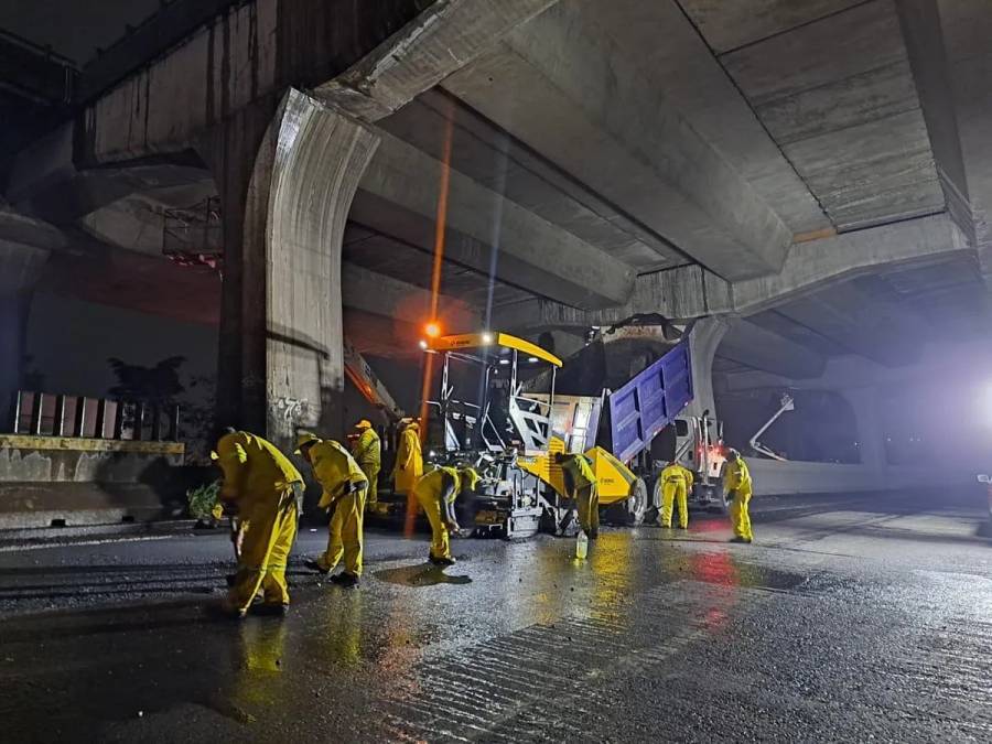 Avanzan obras de rehabilitaci&oacute;n en Perif&eacute;rico Norte en Naucalpan e Izcalli