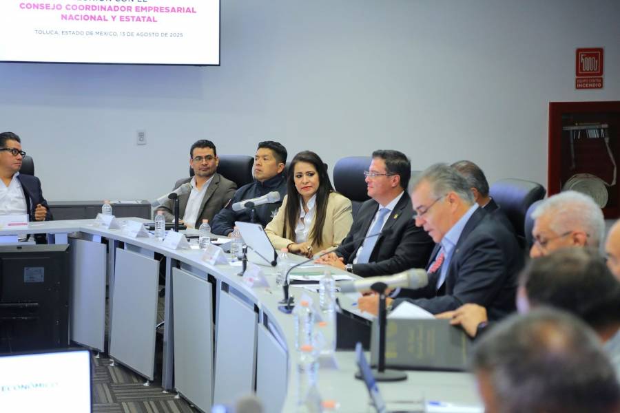 EdoM&eacute;x recibe hist&oacute;rico reconocimiento de la Iniciativa Privada por estrategia de seguridad; delitos contra empresas disminuyen 14%